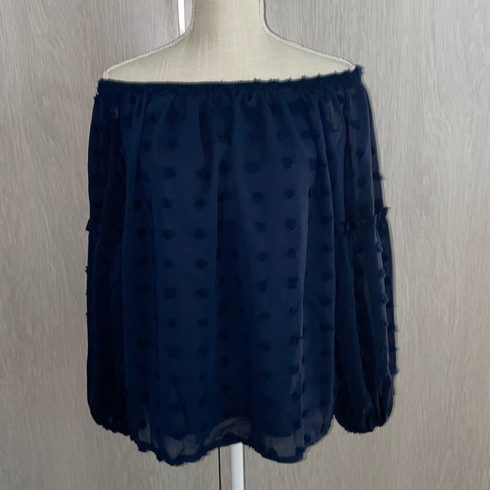 Angashion Off The Shoulder Top, NWT , Large